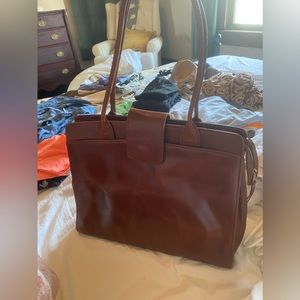 Handmade genuine leather work bag